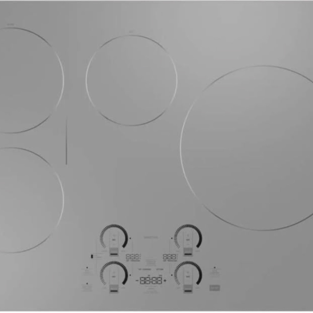 Monogram 30” Smooth Top Smart Induction Cooktop – Stainless Steel (Out of Box /